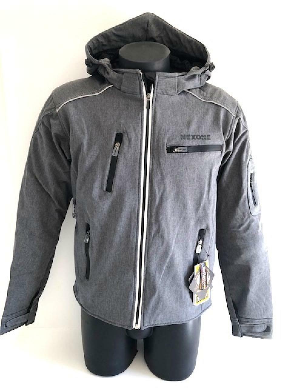 Blouson moto Soft shell 99.90 Nexone Gris